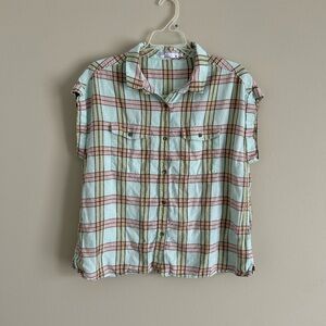 Prana McCray plaid women’s hemp top